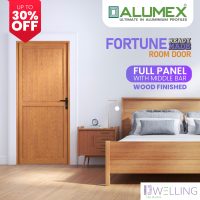 Fortune ready-made full panel room door in white finish