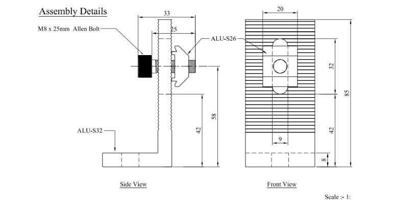 Serrated Angle Clamp 1