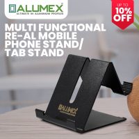 Alumex multifunctional phone and tablet stand