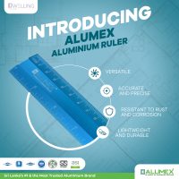 alumex aluminium ruler