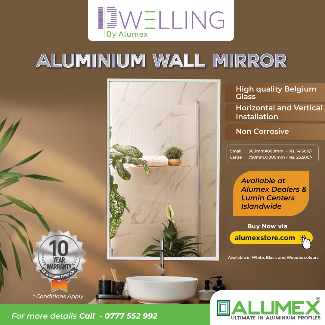 brochure of a aluminium wall mirror